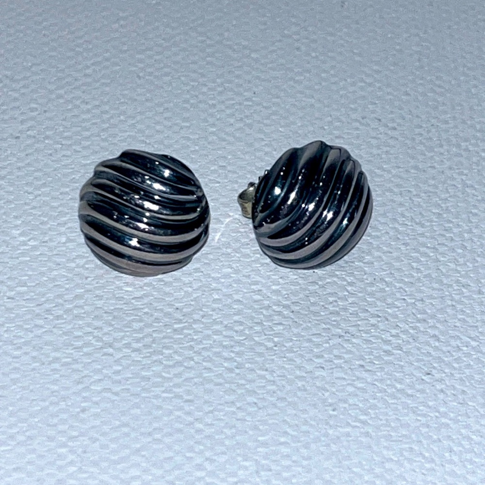 David Yurman Sterling Silver Stud Earrings